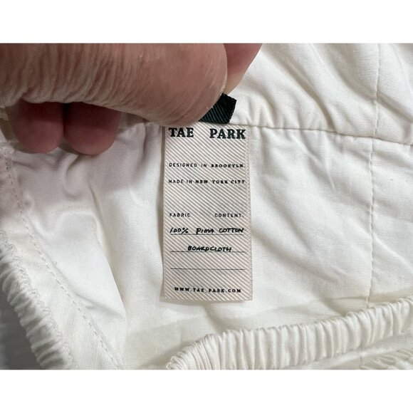 Tae Park Scrunchie Apron Top in White - Picture 6 of 6